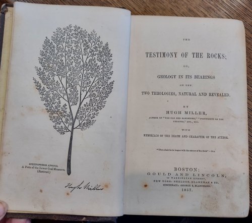The Testimony of The Rocks; or, Geology in Its Bearings on the Two Theologies, Natural and Revealed