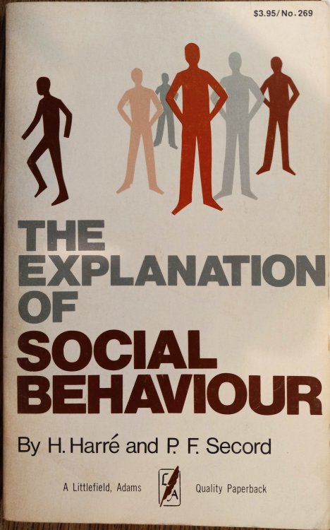 The Explanation of Social Behavior