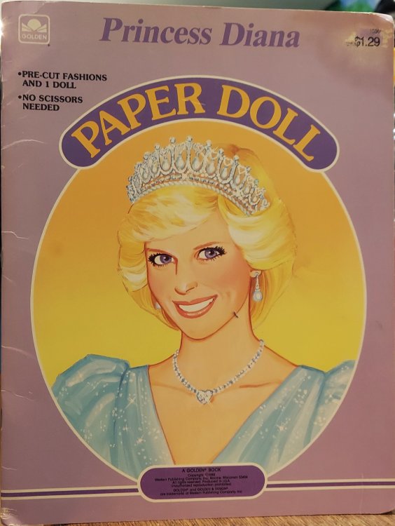 Princess Diana Paper Doll