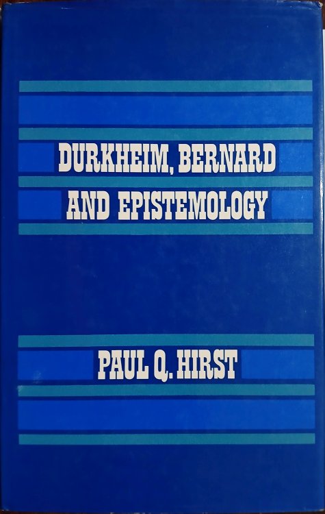 Durkheim, Bernard and Epistemology