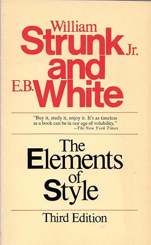 The Elements of Style (Third Edition)
