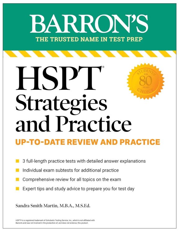 HSPT Strategies and Practice