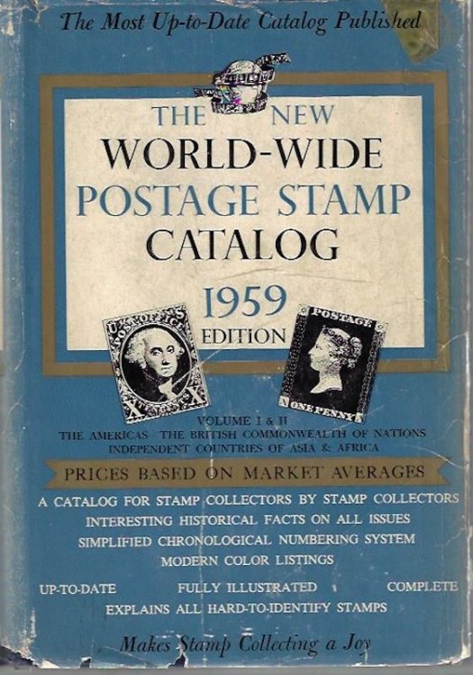 The New World-Wide Postage Stamp Catalog 1958 (Volume 1 & 2 Combined, & Volue 3)