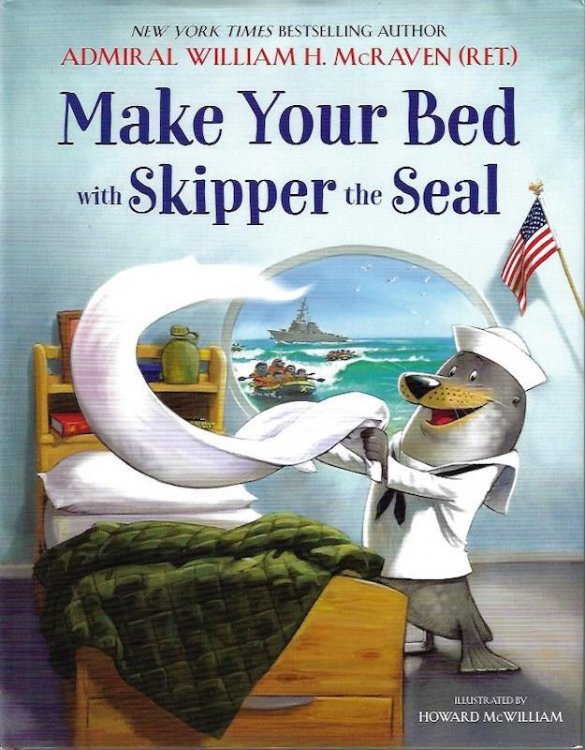 Make Your Bed with Skipper the Seal SIGNED