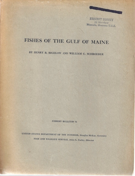 Fishes of the Gulf of Maine Fishery Bulletin 74.