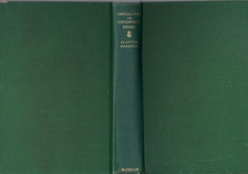 Conversations on Contemporary Drama