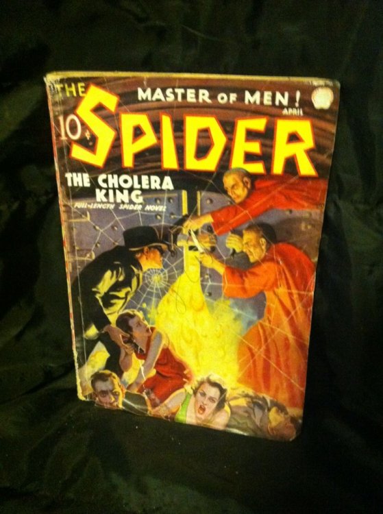 The Spider: Master of Men! April 1936, Vol. 8 #3: The Cholera King by Stockbridge, Grant & Others
