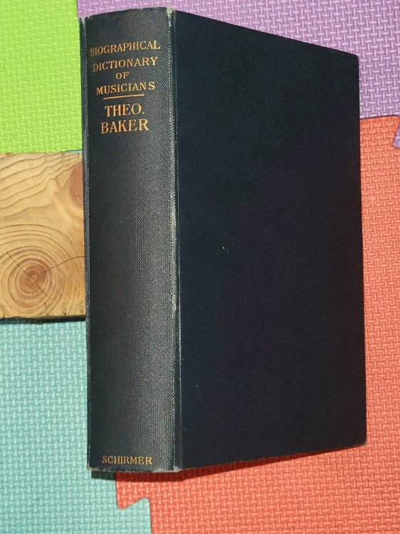 Biographical Dictionary Of Musicians