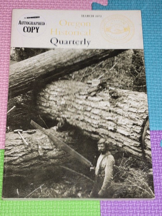Oregon Historical Quarterly, March 1972 (Oregon Historical society)