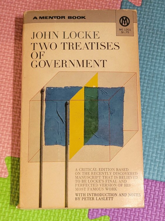 John Locke: Two Treatises of Government. A Critical Edition With an Introduction and Appratus Criticus.