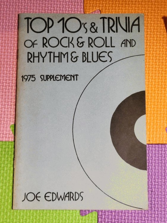 Top 10's and trivia of rock & roll and rhythm & blues, 1950-1973. by Edwards, Joseph