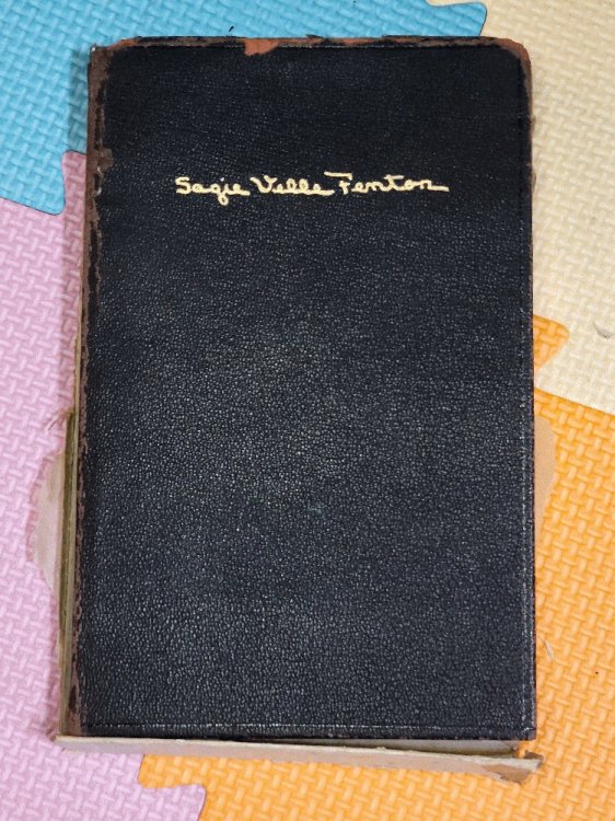 Sagie Velle Fenton-Some Verses, Travel Letters and Addresses by Fenton, Sagie Velle