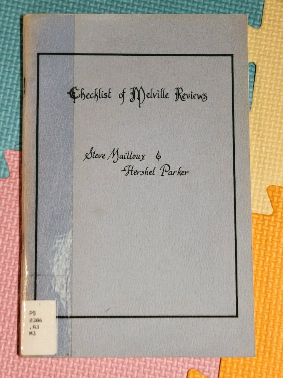 CHECKLIST OF MELVILLE REVIEWS