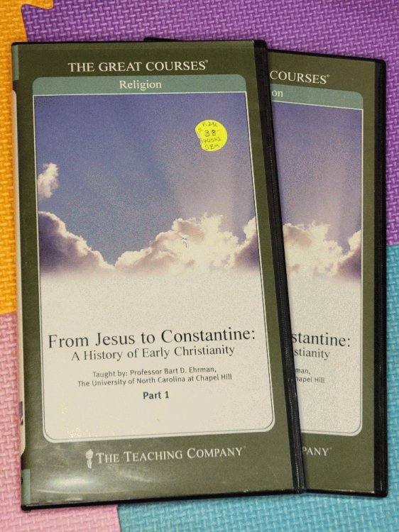 From Jesus to Constantine: A History of Early Christianity in Two Parts ( The Great Courses: Religion ) 4 DVD's & 2 Study Guides