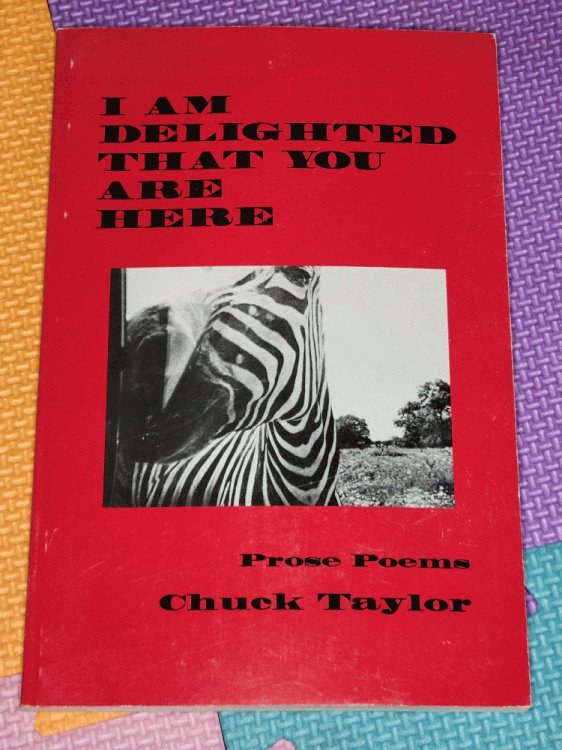 I Am Delighted That You are Here: Prose Poems