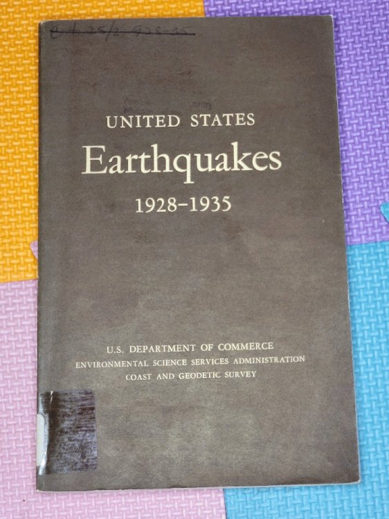 United States Earthquakes 1928 - 1935