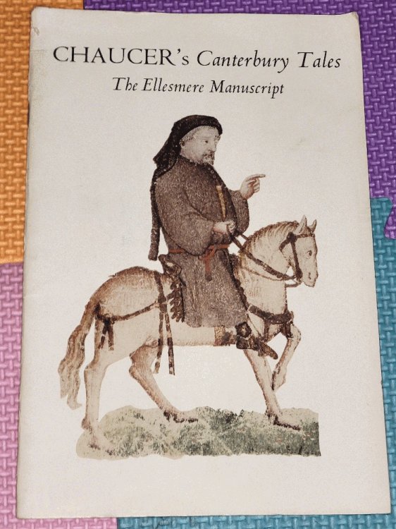 Chaucer's Canterbury Tales - The Ellesmere Manuscript