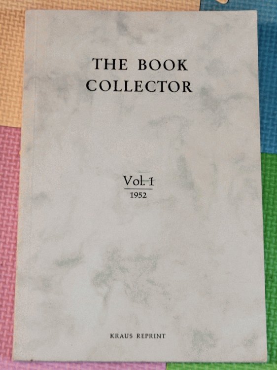 The Book Collector Volume 1 1952