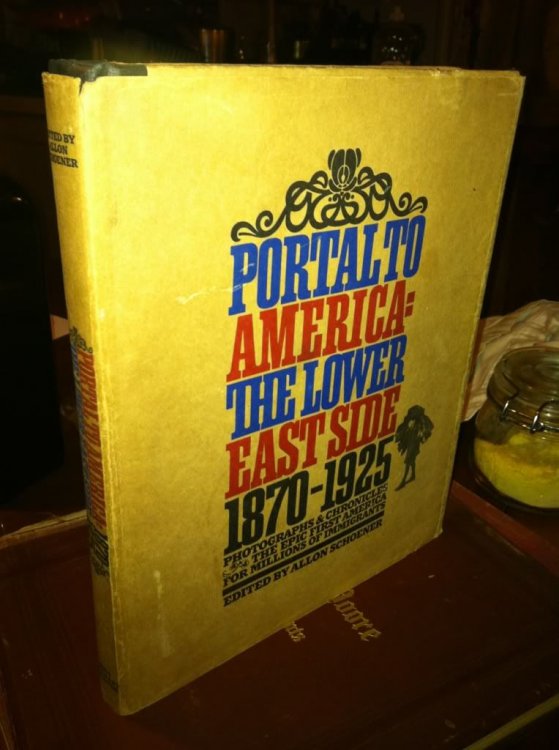 Portal To America: The Lower East Side 1870-1925 Photographs & Chronicles The Epic First America for Millions of Immigrants by Allon - Ed. Schoener