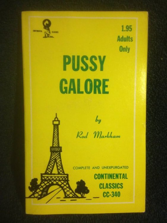 Pussy Galore Continental Classics Erotica Book CC-340 by Rob Markham