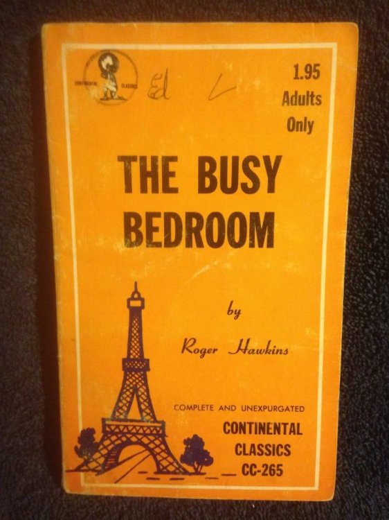 The Busy Bedroom Continental Classics CC-265 Erotica Book by Roger Hawkins