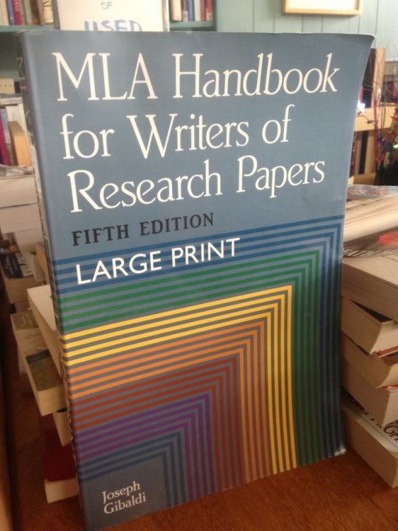 Mla Handbook for Writers of Research Papers (MLA Handbook for Writers of Research Papers (Large Print))