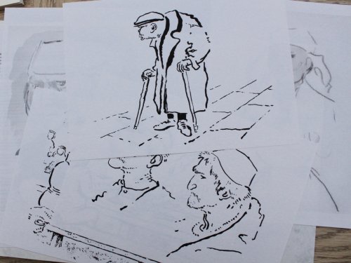 Number 22. Journey to Yugoslavia. [5 drawings]