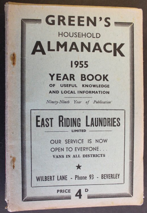Green’s Household Almanack & Diary for 1955.