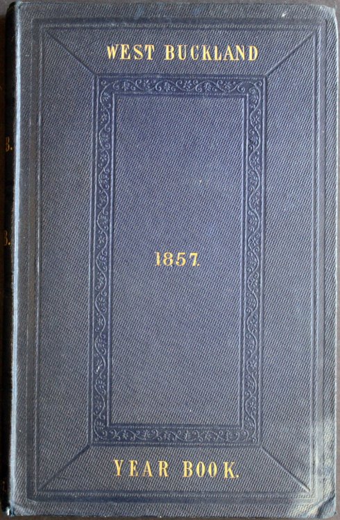 West Buckland Year Book, and Kalendar, for 1857.