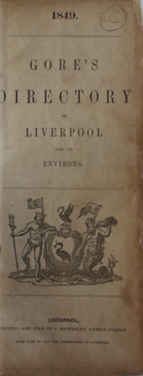 Gore's Directory of Liverpool and Its Environs.