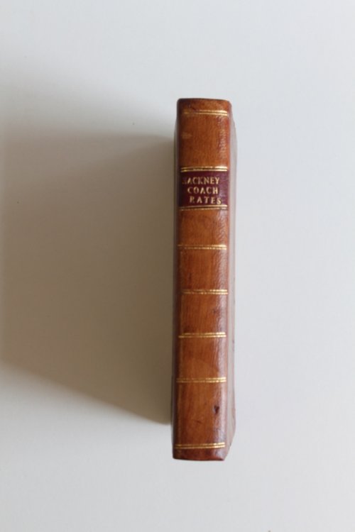 Fielding's Hackney Coach Rates; Containing Near Twenty Thousand Fares, (From Actual Measurement) With the Distance and Price; Agreeable to the Last Act of Parliament. Also the Rates of Hackney Chairs, and Fares of Watermen, as Regulated by Authority.