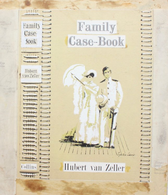 Original Dust Wrapper Design for Hubert van Zeller’s The Family Case-Book.