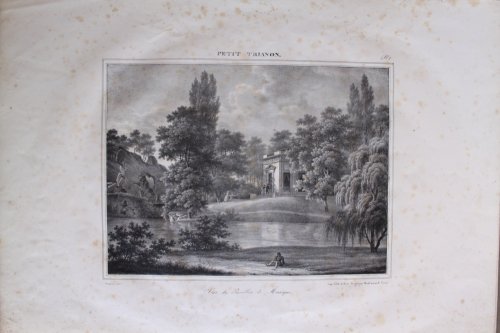 Promenades au Petit Trianon, Choix de Vues Prises dans ce Parc Royal en Lithographiees.
