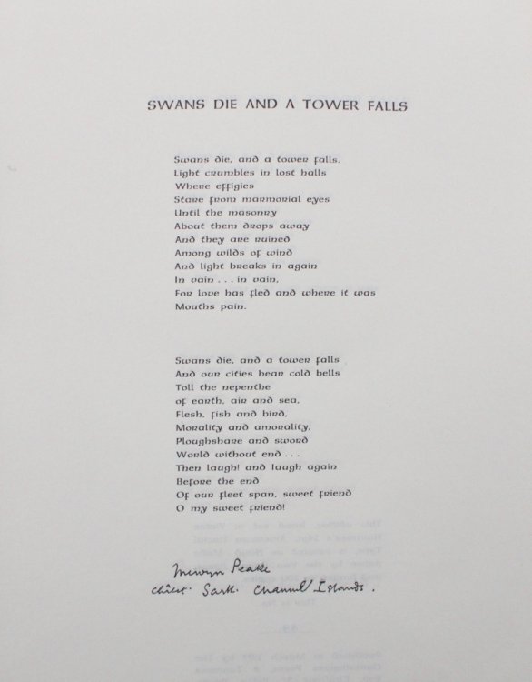 Swans Die and a Tower Falls.
