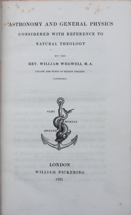 Astronomy and General Physics Considered With Reference to Natural Theology.