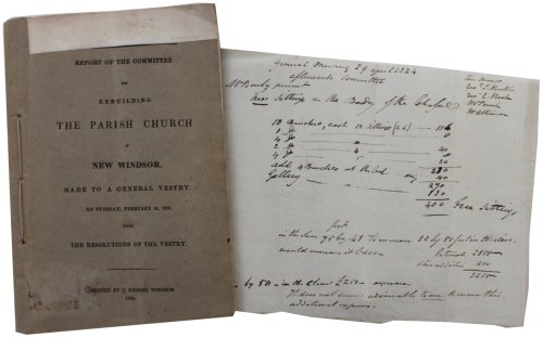 Report of the Committee for Rebuilding the Parish Church of New Windsor Made to a General Vestry, on Tuesday, February 24, 1824, with resolutions of the Vestry.