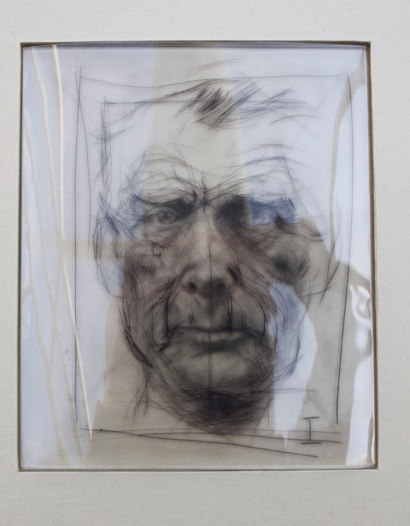 A Beckett Metamorphosis; A Set of Six Original Drypoints of the Dramatist and Novelist Samuel Beckett.