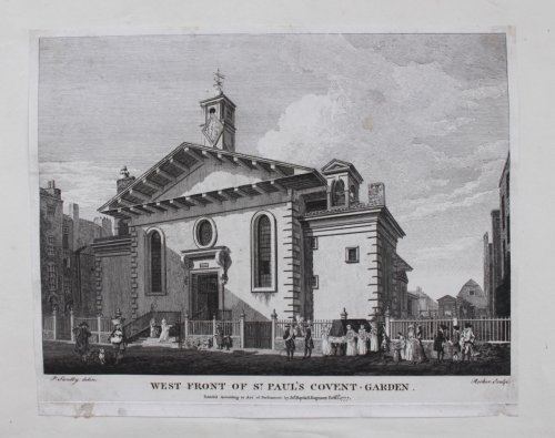 West Front of St. Paul’s Covent Garden.