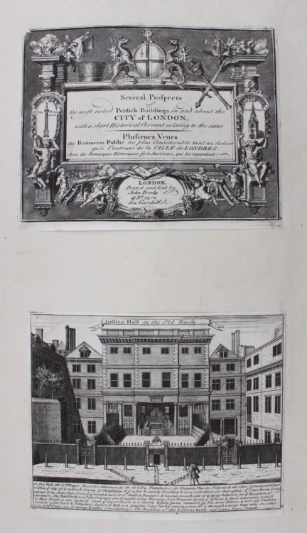 Several Prospects of the Most Noted Publick Buildings in and about the City of London with a Short Historical Account Relating to the Same.