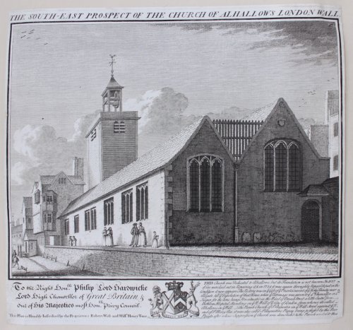 Perspective Views of all the Ancient Churches, and other buildings, in the Cities of London, and Westminster, and parts adjacent, within the bills of mortality. Drawn by Robert West and engraved by William Henry Toms. Part I. Containing Twelve Parish Churches Within the City of London, being all tha