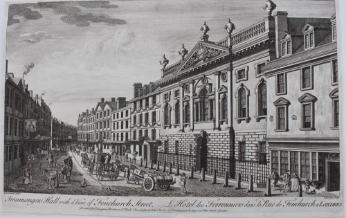 Ironmongers Hall with a View of Fenchurch Street.