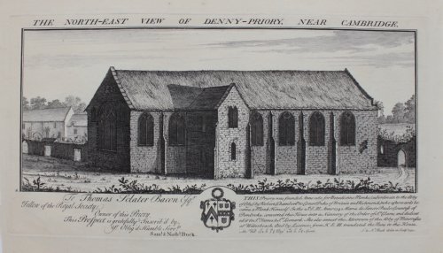 The North-East View of Denny-Priory, near Cambridge.