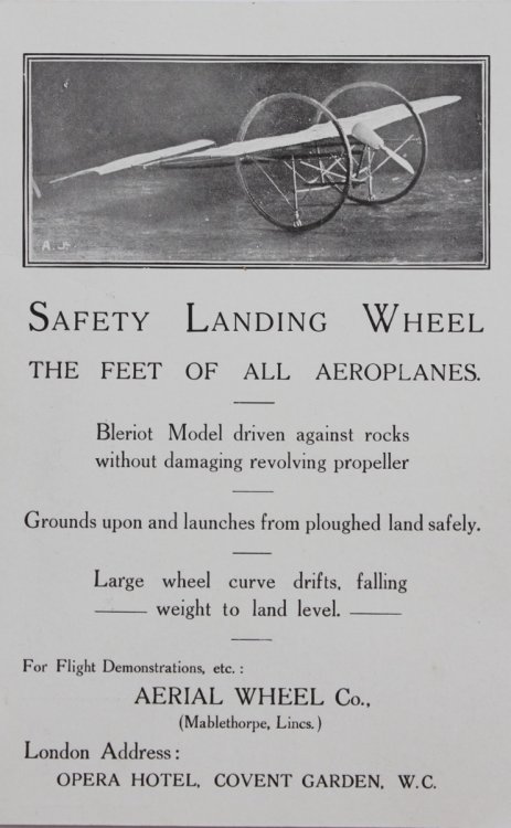 Safety Landing Wheels.