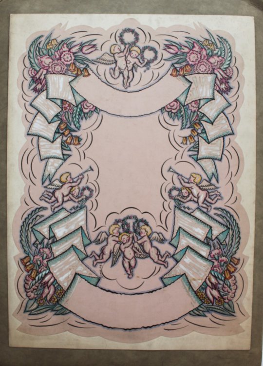 Original watercolour design.