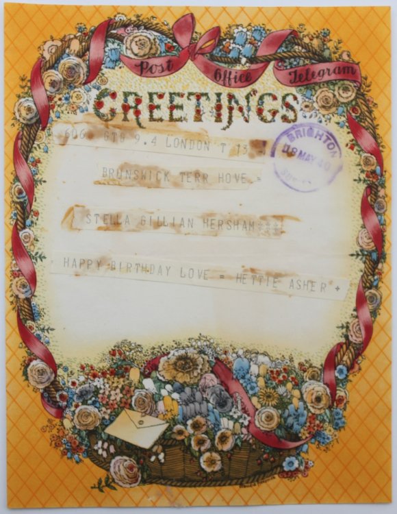 Telegram designed by Claudia Freedman.