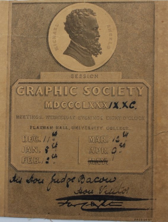Meetings for 1889/90.