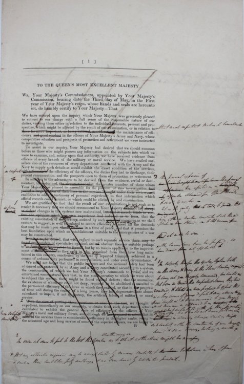 Report of the Commissioners of Naval and Military Enquiry.