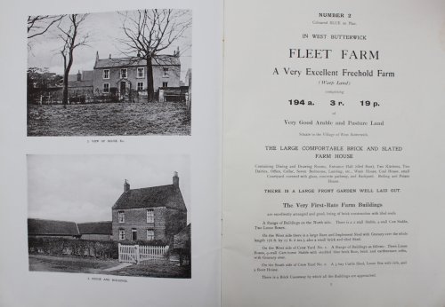 The West Butterwick Freehold Estate. (Trent Side Warp Land) Near Doncaster, Lincolnshire. Particulars of Sale of the Exceedingly Valuable Freehold Estates situate in the Parishes of West Butterwick, Epworth and Owston.