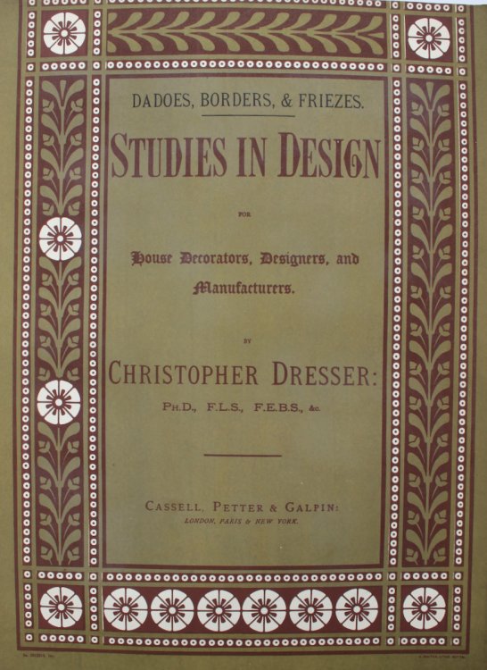 Studies in Design: Dadoes, Borders, & Friezes.