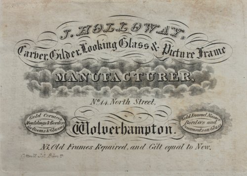 Carver, Gilder, Looking Glass & Picture Frame Manufacturer.